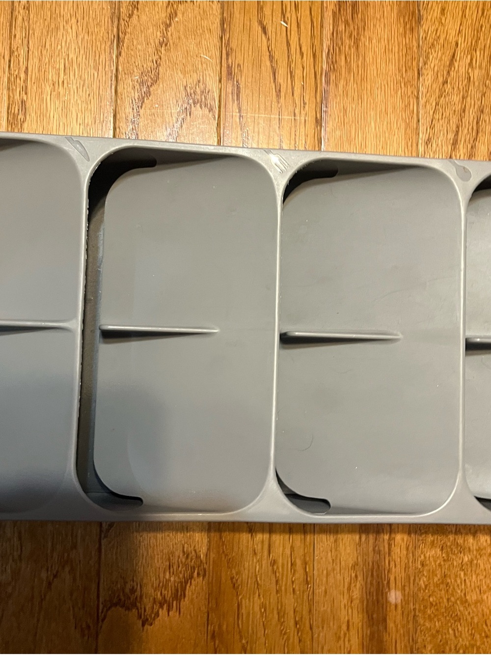 Gray Kitchen Drawer Utensil Organizer Tray